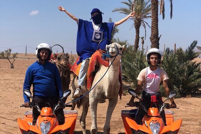 Sensational quad and camel ride in the palm grove - The Tea Break and Cultural Touch