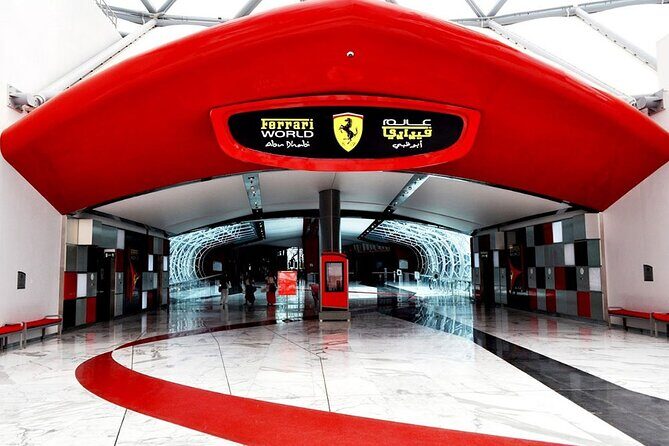 Skip the line Ferrari World Abu Dhabi Tour - Inside Ferrari World: Rides, Attractions, and Family Fun