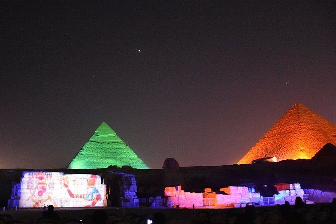 Sound and Light Show at Giza Pyramids including Private Transfer from Cairo - The Experience from the Reviews