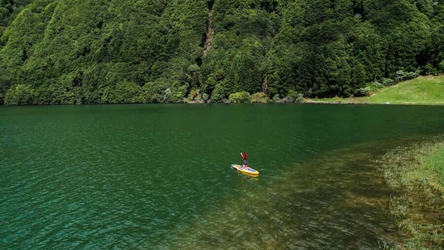 SUP Yoga in the Lagoa das Sete Cidades - Who Will Love This?