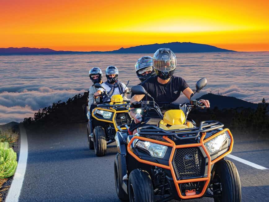 Tenerife: Teide Mountain On-Road Guided Quad Tour with drink - Practical Details and Logistics