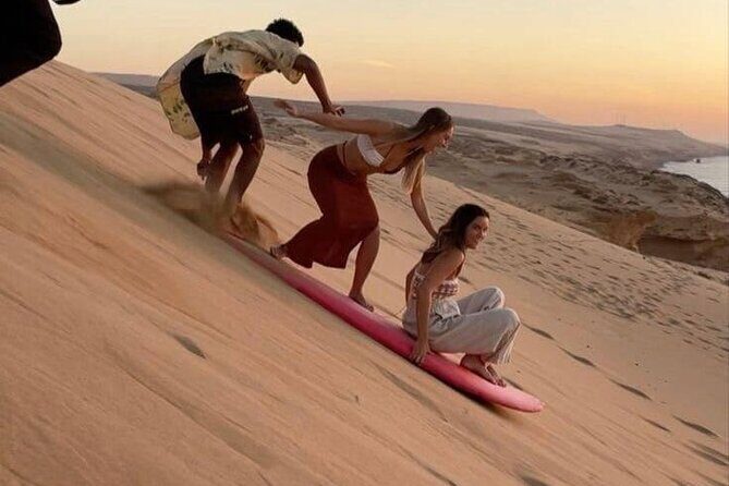 Timlalin Dunes & Sandboarding From Agadir - Exploring Aghroud Village and Its Colorful Charm