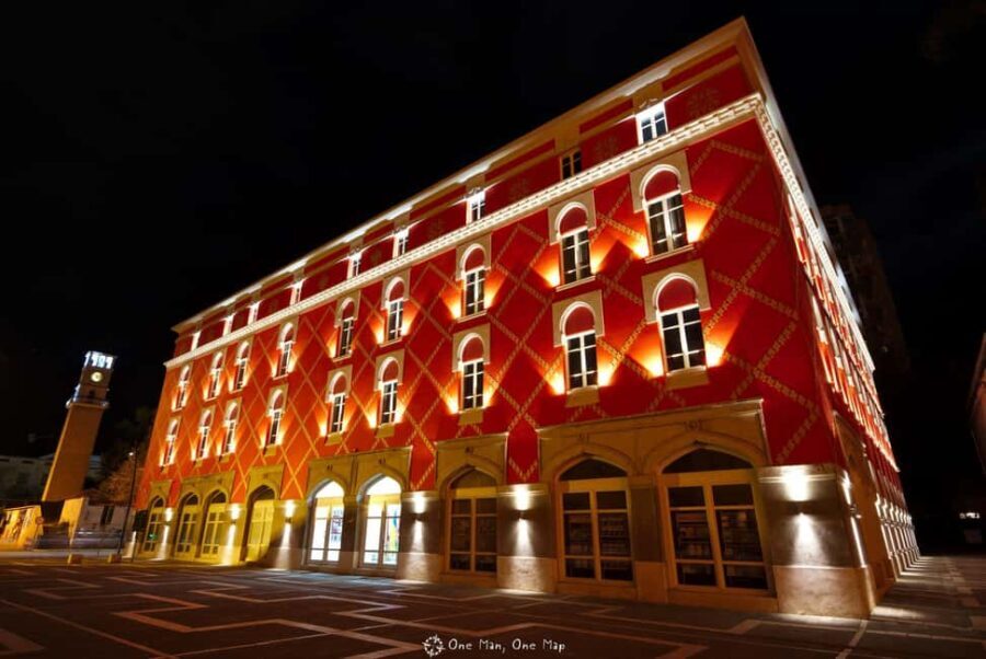 Tirana: Between Light and Darkness Guided Walking Tour - The New Bazaar and Tirana Castle Courtyard