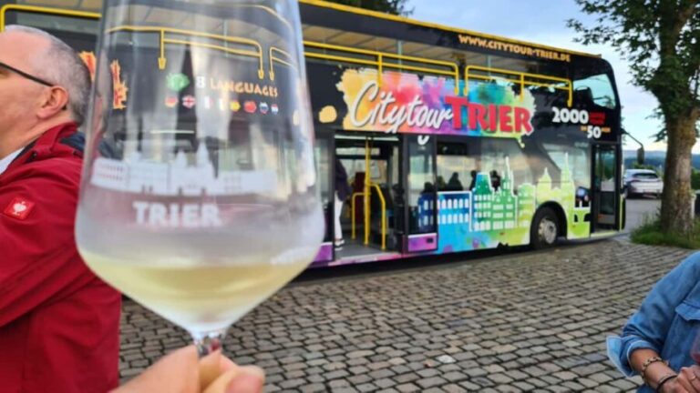 Trier: Wine and Food Tour  Round trip with wine tasting on a double-decker bus - Who Will Love This Tour?
