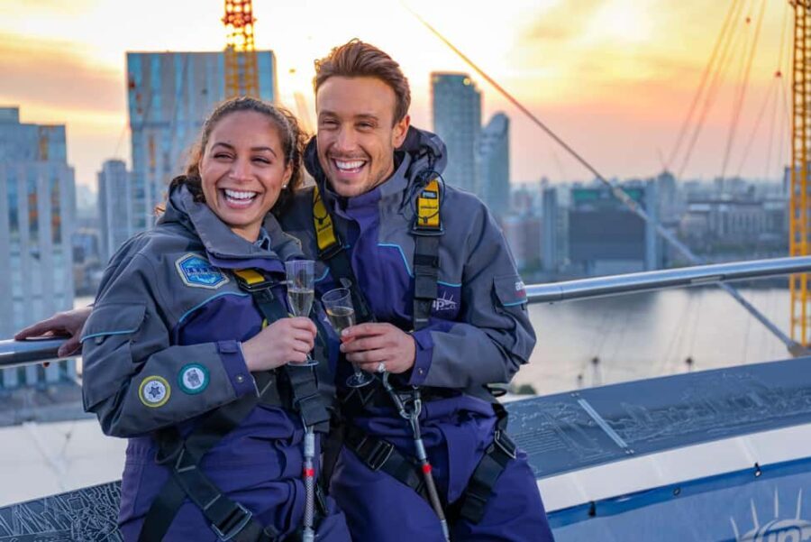 Up at The O2 Celebration Climb with Guide - The View from the Top