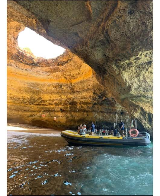 Vilamoura: Private Boat Tour Benagil Cave and Marinha Beach - The Itinerary: What to Expect