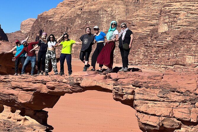 Wadi Rum 4 hours morning tour or sunset tour Desert Highlights - Exploring Khazali Canyon