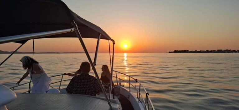 Zadar: Sunset Cruise by Vintage Boat with Wine and Snacks - The Itinerary: What to Expect