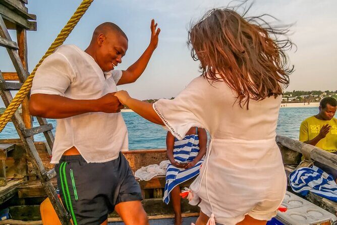 Zanzibar Dhow Evening Sunset Cruise Tour at Nungwi&Kendwa Beach - Detailed Breakdown of the Itinerary