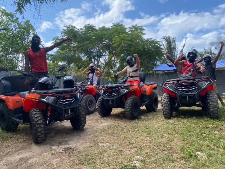 3-hour quad bike tours in Nungwi and Kendwa along coastal paths and through villages - Refreshing Local Flavors and Rest Stops