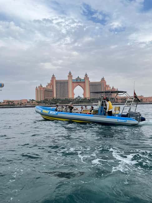 45-Min Boat Thrill: Burj Al Arab, Burj Khalifa & Ice Cream - Exploring Dubai’s Skyline from the Water