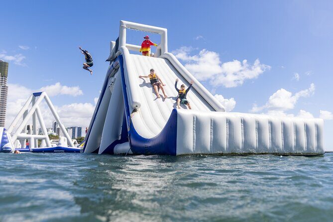 50 Minutes, Southport GC Aqua Park Inflatable Water Activity - Safety and Supervision
