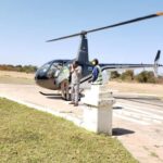A Helicopter flight Over the Victoria falls - The Views of Victoria Falls