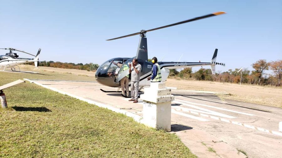 A Helicopter flight Over the Victoria falls - The Views of Victoria Falls