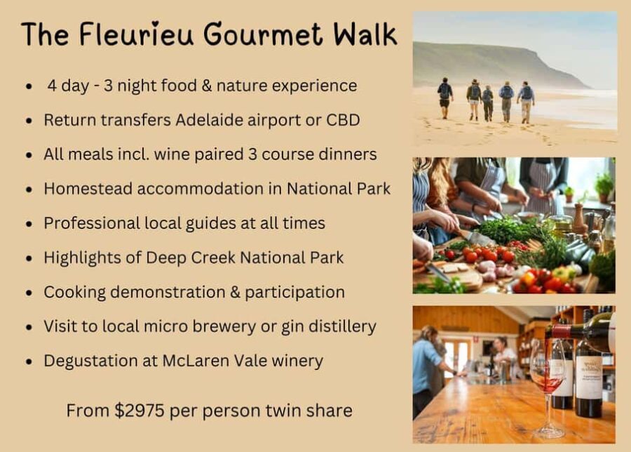 Adelaide: Fleurieu Gourmet 4-Day Walking Tour - What’s Included and What to Consider