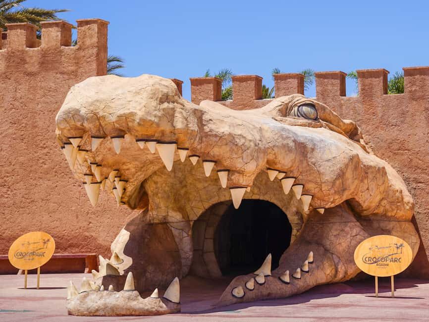 Agadir: Crocoparc Entry Ticket with Transfers, Guide, & Tea - Practical Tips for Visiting Crocoparc