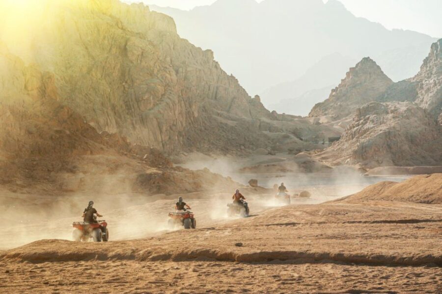 Agadir or Taghazout: Beach and Sand Dune Quad Biking w/Tea - The Thrill of Riding Through Varied Terrains