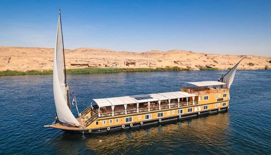 Aswan: 2-Night Dahabiya Nile Boat Cruise from Aswan to Luxor - Day 2: Visiting Gebel El-Silsila, Local Villages, and Edfu