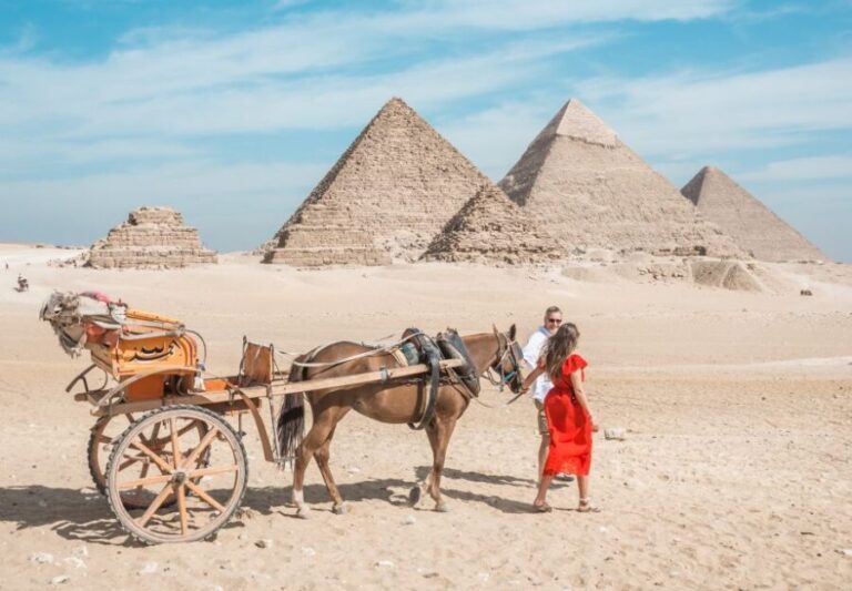Cairo: Half Day Pyramids Tour by Camel or Horse Carriage - Authenticity and Value for Money