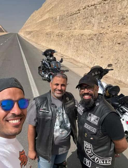 Cairo: Harley Davidson Motorcycle Full Day City Tour - Scenic Ride along Ain Sokhna Road
