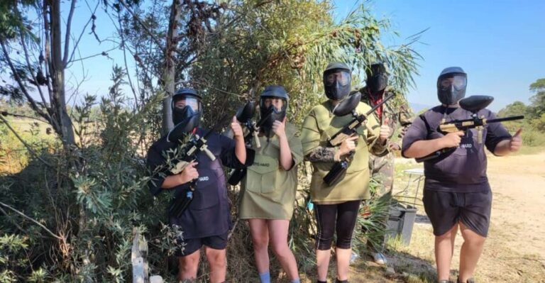 CAPE TOWN: PAINTBALL GAME IN PAARL FREEDOM 301 WITH WILDX - The Gear and Safety