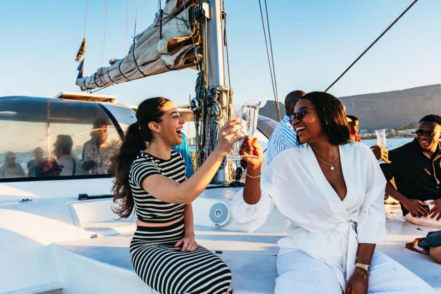 Cape Town: Sunset Catamaran Cruise on Table Bay with Bubbles - The Experience on Board