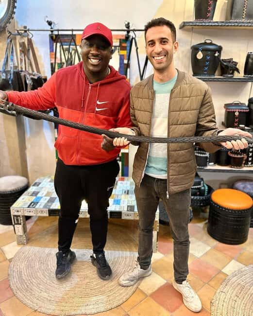 Create your own recycled tire belt in Agadir - UpcycleMo - A Closer Look at the Agadir Tire Belt Workshop