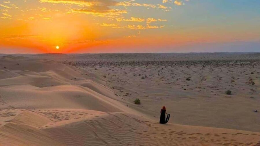 Desert Safari - Sunset - In the Empty Quarter Desert - Practical Tips for Your Desert Safari