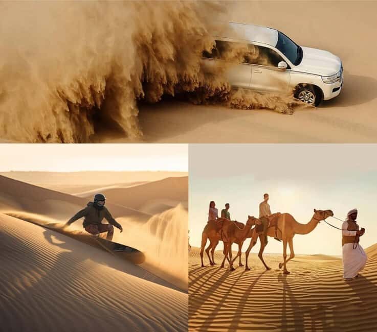 Doha: Desert Safari, Dune Bashing, Sandboarding, Camel Ride - Guides and Customer Experience