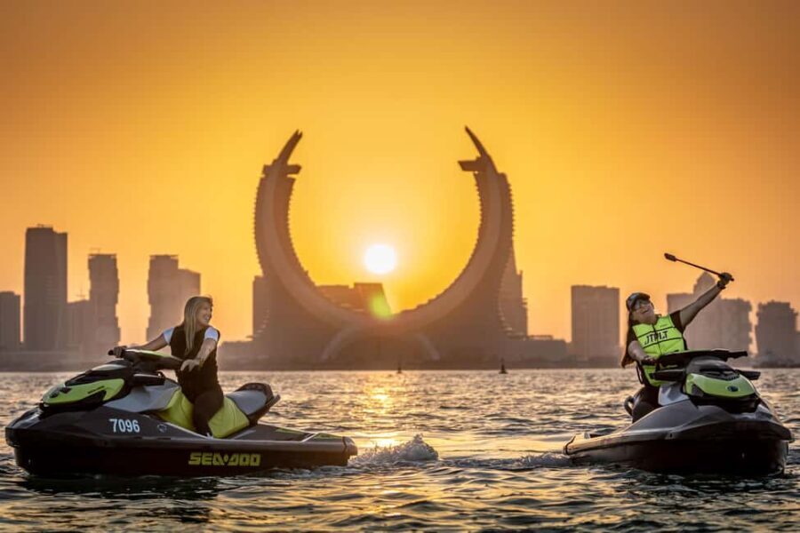 Doha: Jet Ski to Skyline with View of Katara and Pearl Qatar - Safety and Comfort
