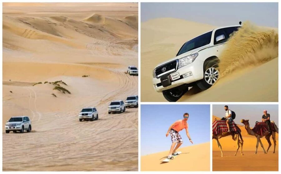 Doha: Safari, Camel Ride, Sandboarding and Inland Sea Tour - Dune Bashing: Heart-Pumping Fun