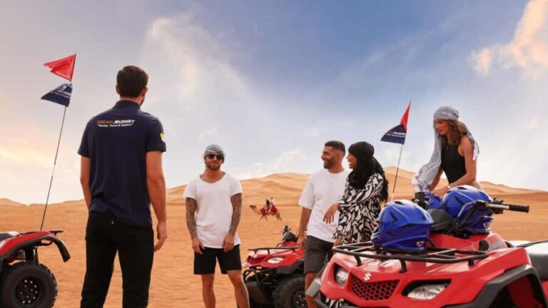 Dubai Desert Trail: Guided Quad/Polaris and Red Dunes Safari - Dune Bashing in a 4x4: 45 Minutes of Adrenaline