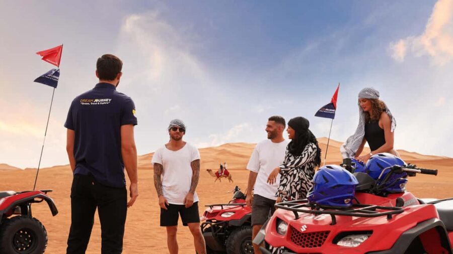 Dubai Desert Trail: Guided Quad/Polaris and Red Dunes Safari - Dune Bashing in a 4x4: 45 Minutes of Adrenaline