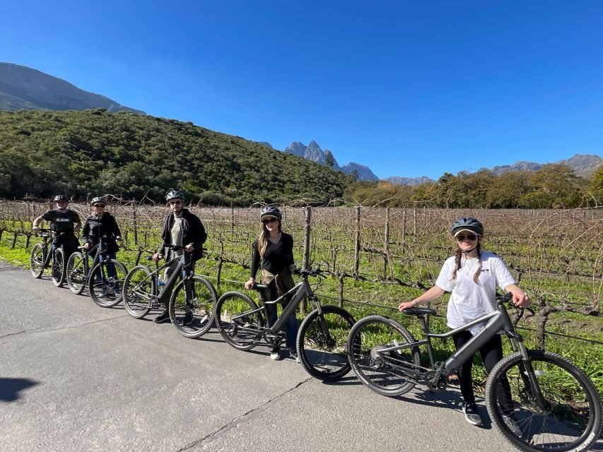 E-Bike Stellenbosch Winelands - Full Day Private Tour - What’s Included & What’s Not