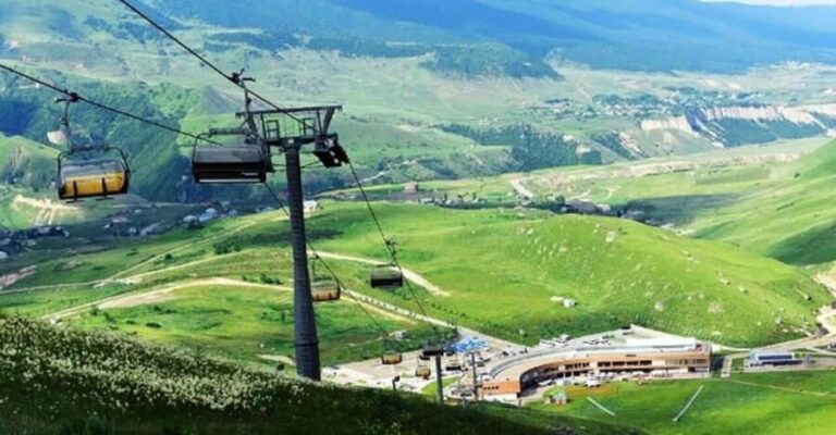 From Baku: Candy Cane Mountains, Honey Tasting and Cable Car - Transportation and Duration
