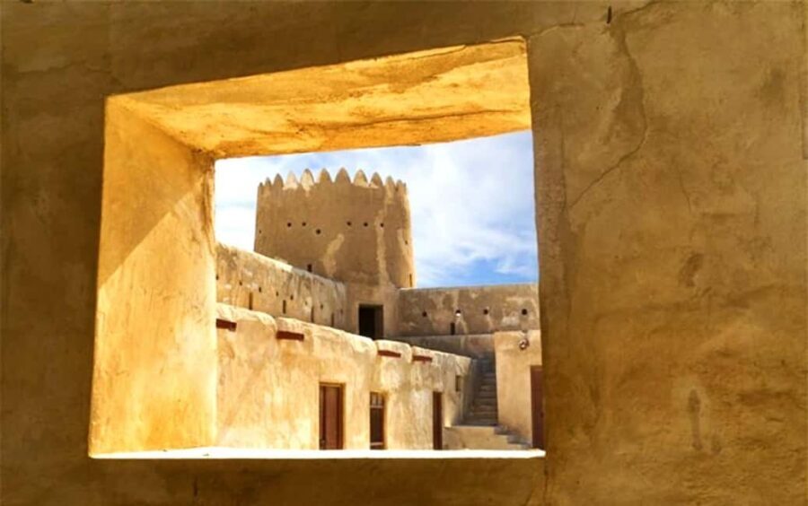From Doha: Private Al Jassasiya, Zubarah & Purple Island. - Scenic Drive & Transition to Purple Island