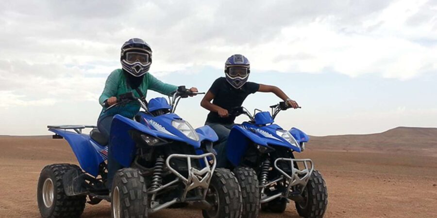From Marrakech: Guided Quad Biking Tour in Agafay Desert - Authentic Moroccan Hospitality and Scenic Beauty
