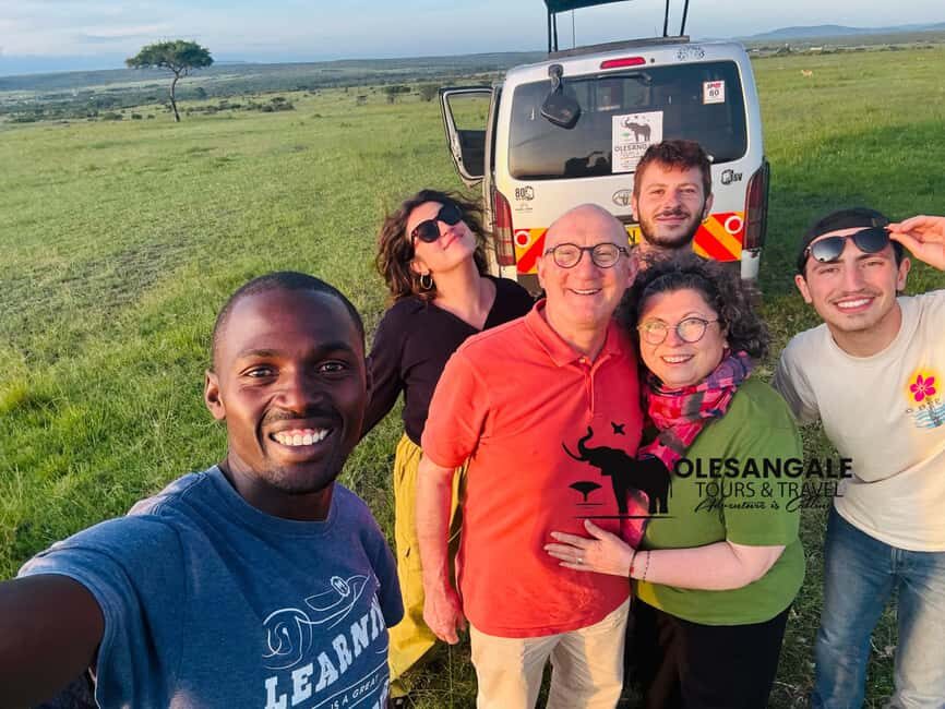 From Nairobi to Masai Mara Reserve & Village visit Day trip - Return Journey & Sunset Views