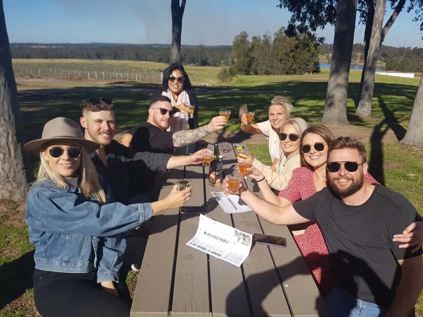 From Newcastle: Hunter Valley Beer & Wine Group Tour - Exploring the Itinerary in Detail