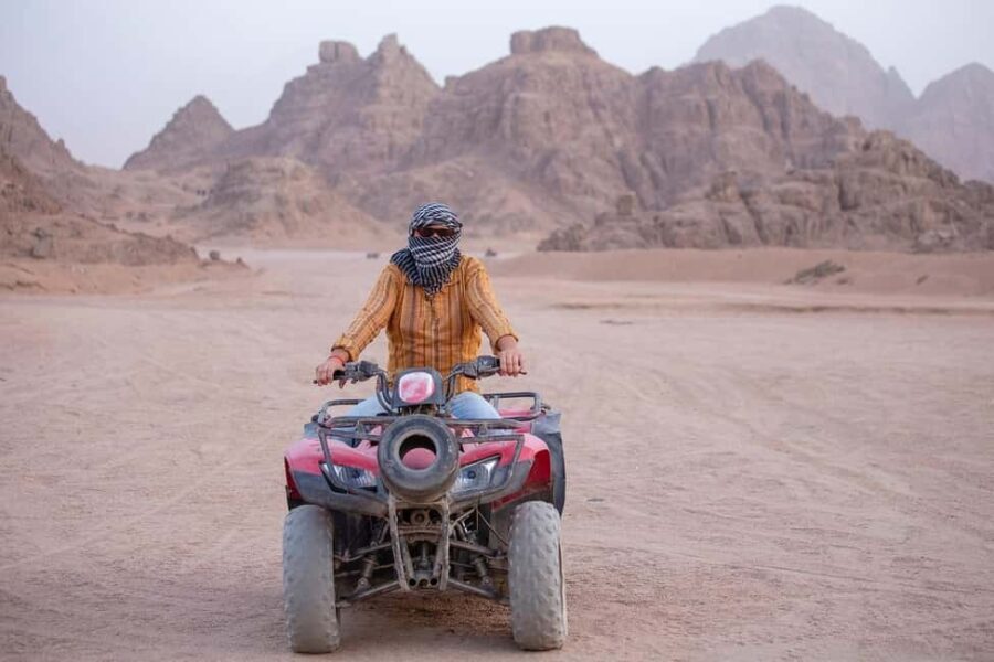 Hurghada: Jeep and ATV Quad with Dinner & Desert Fire Show - What’s Included & What’s Not