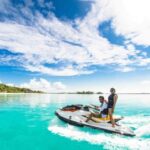 Kendwa beach; jet ski safari - The Ride to Tumbatu Island: A Thrilling Start