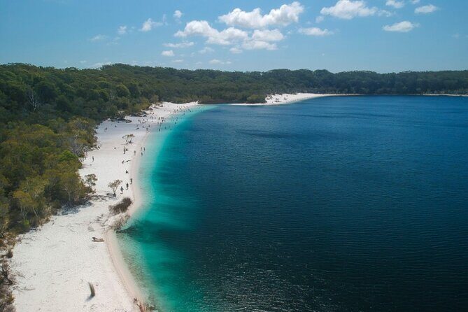K'gari (Fraser Island) Small Group 4WD Adventure - From Noosa - Lake McKenzie: A Pristine Freshwater Oasis