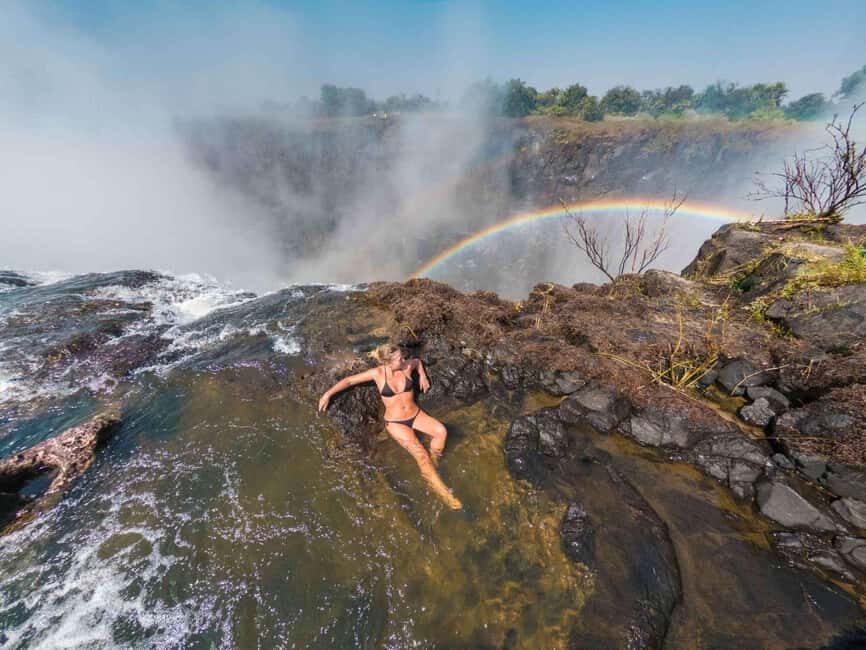 Livingston : devils pool/Angel's pool private group tour - What to Expect from the Tour
