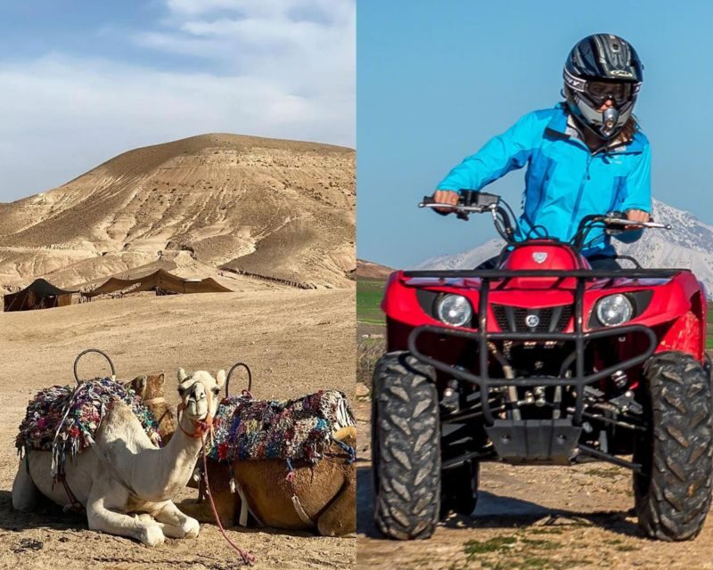 Marrakech: Agafay Desert Camel Ride and QuadBike Tour - The Itinerary Breakdown