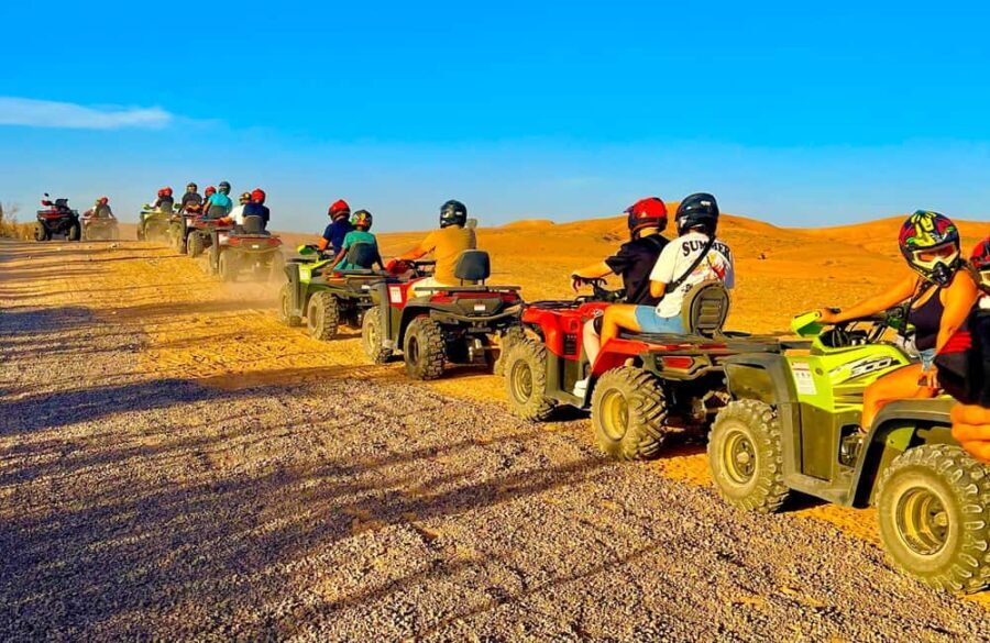 Marrakech Agafay Desert camel ride, Lunch & Swimming - Arriving at the Agafay Desert: A Stunning Landscape