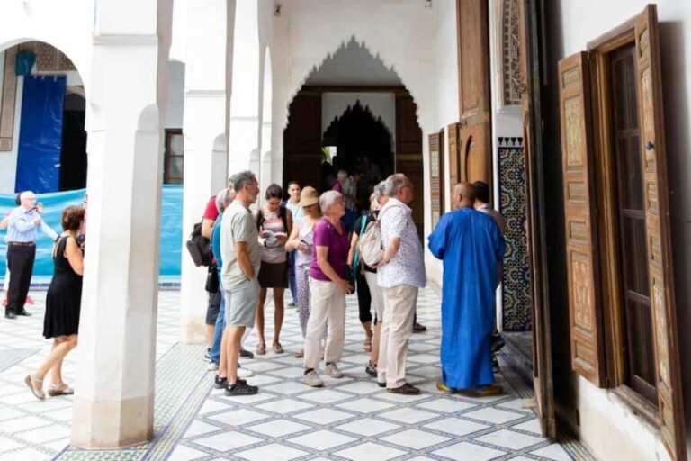 Marrakech: Bahia Palace, Saadian Tombs & Medina Guided Tour - The Itinerary