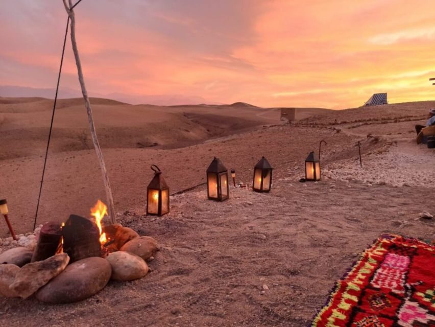 Marrakech: Dinner in Agafay Desert, Fire show & Camel Ride - The Desert Dinner: Authentic Flavors Under the Stars