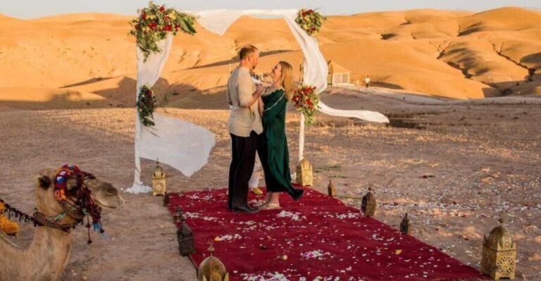 Marrakech Dinner Show Agafay Desert with Camels swiming pool - An Overview of the Experience