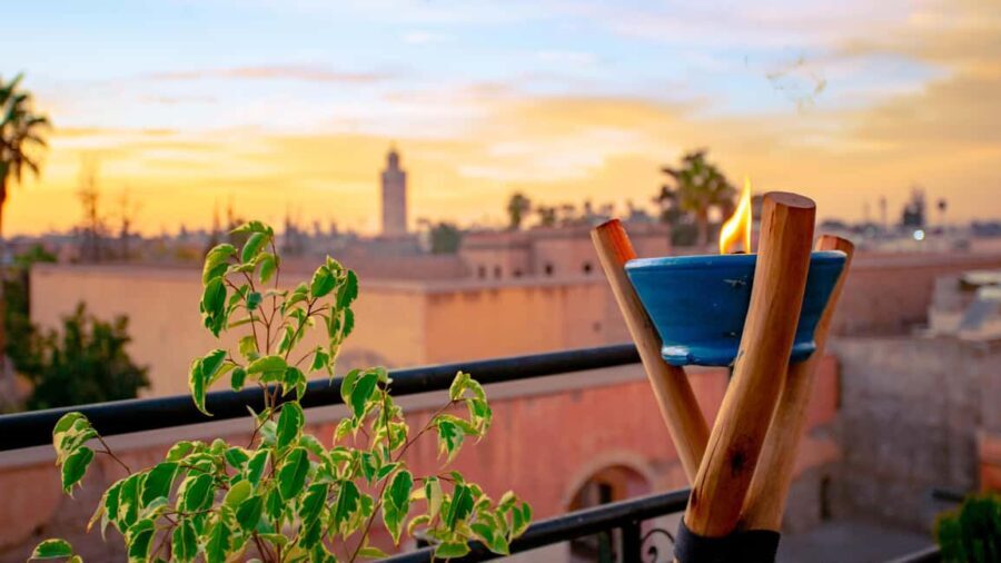 Marrakech: Rooftop Dinner with Koutoubia View - The Food and Drink