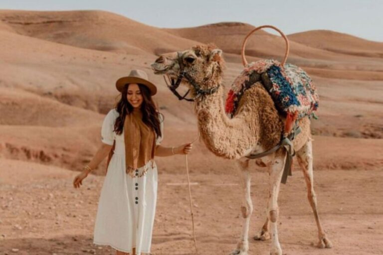 Marrakech: Sunset Dinner in Agafay Desert with Camel Ride - The Itinerary: What You Can Expect